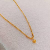 ราคา Mahthong - สร้อยคอโชว์ทองคำแท้ 96.5% ลายพิกุลหัวใจ น.น. 1 สลึง ( 3.8 กรัม) (25030537238)