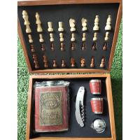 ราคา ชุดกระบอกเหล้าขวดใส่เหล้า ใส่เครื่องดื่ม พร้อมกล่องไม้กล่องไม้เล่นหมากรุก (4954882617)