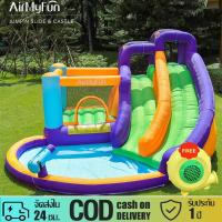ราคา เป่าลมสไลเดอร์ สระว่ายน้ำใหญ่ ปราสาทกระโดดเป่าลมกลางแจ้งพร้อมสไลเดอร์ Inflatable Bouncer Inflatable Castle (27125810901)