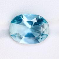 ราคา 4.76 cts(การัต) พลอย อความารีน พลอยแท้. Natural Brazilian Aquamarine. | UF-0011 | 1950฿ (29106980290)