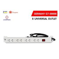 ราคา GERMANY AC POWER DISTRIBUTION 8 Universal Outlet w/Cable 3 M. & Surge Protection รุ่น G7-00008 (21658325130)