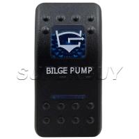 ราคา BILGE PUMP 5Pin 12V 20A Blue LED กันน้ํารถสวิทช์บาร์ ARB Push Rocker Toggle สวิทช์ไฟ LED Swithes (44317734412)