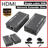 ราคา HDMI Extender RJ45 สาย LAN Extender, สูงสุด 200ft Kit 1080 P/3D 60 M, ตัวรับสัญญาณเครือข่าย HDMI (40656507442)