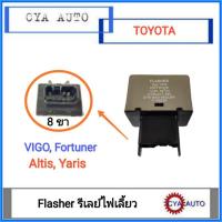 ราคา Flasher รีเลย์​ ไฟเลี้ยว​ TOYOTA​ Vigo, Fortuner,​ Altis, VIOS (8ขา) (17239277554)