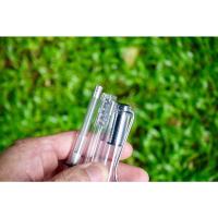 ราคา [ของแท้] ตัวแปลงไส้ปากกาลามี่สีเงิน Rollerball สำหรับ Lamy Safari แทนไส้เดิมที่เป็นรุ่น M63 (ตัวต่อไส้ M63 adapter) (21424194686)