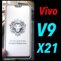 ราคา Vivo V9, X21, ฟิล์มกระจกนิรภัย ::FG::กาวเต็ม เต็มจอ (8303511134)