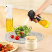 ราคา ขวดสเปรย์ฉีดน้ำมัน พ่นสเปรย์ ใส่น้ำมันมะกอก ซอส ซีอิ้ว Oil dispenser bottle สำหรับหม้อทอดไร้น้ำมัน ทำอาหาร ขวดแก้ว 300ml (24443306376)