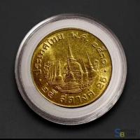 ราคา 25 สตางค์ ปี2530 สต.ทองเหลือง ไม่ผ่านใช้ พร้อม ตลับ (52202334893)