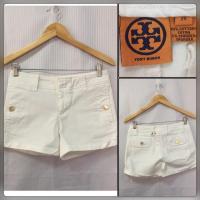 ราคา TORY BURCH กางเกงขาสั้น จากอเมริกา ของแท้ กระดุมปั้มตราแบรนด์ทองอร่าม (1578699735)