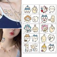 ราคา Chikawa Transfer Tattoos Kawaii กันน้ําชั่วคราว Tattoo สติกเกอร์การ์ตูนรอยสักปลอม (24795604623)