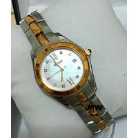 ราคา Seiko Diamond Two Tone Bracelet Ladies Watch SXDB56P1 (286161678)