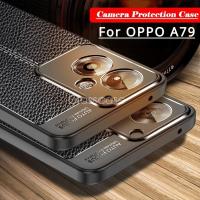 ราคา เคสโทรศัพท์หนัง ซิลิโคนนิ่ม กันกระแทก สําหรับ OPPO A79 A 79 OPPOA79 5G 2023 CPH2553 (20986406837)