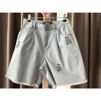 ราคา กางเกงยีนส์ขาสั้นแบรนด์ CC DOUBLE O size 26 สีอ่อน (22908776964)