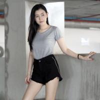 ราคา CHANUN - Chess line กางเกงยีนส์ขาสั้น (1039297380)