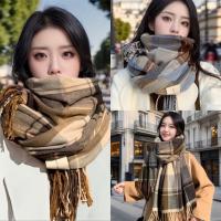 ราคา การเปลี่ยนแปลง ผ้าพันคอไหมพรมกันหนาวผู้หญิงสไตล์เกาหลีสวยและอบอุ่นลายหมากรุกทุกสี ดํา แดง เทา น้ําเงิน (29692706672)