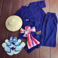 ราคา หม้อฮ่อมแขนสั้น เซ็ทผู้ใหญ่ ใส่ได้ทั้งชายและหญิง (6652857401)