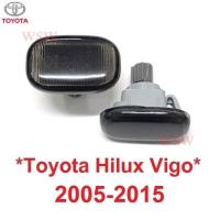 ราคา ไฟแก้ม TOYOTA VIGO 2004 - 2015 ไฟเลี้ยวข้าง ฝาดำ โตโยต้า วีออส วีโก้ ฟอร์จูนเนอร์ ไฟแก้ม สีดำ เลนส์ดำ smokeไฟเลี้ยว (26728927421)