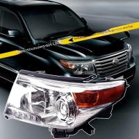 ราคา ใช้ได้กับไฟหน้า Toyota Land Cruiser ปี 2012-2015 ชุดครึ่งไฟหน้า Land Cruiser L200 (40618910524)