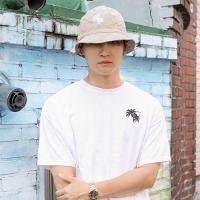 ราคา Embroidered Logo Tee Garment-Dyed T-shirt เสื้อยืดแขนสั้น สีขาว จากคอลเลคชั่น DefxRepresent (16203819268)