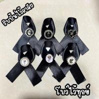 ราคา พร้อมส่ง ริบบิ้นไว้อาลัย เข็มกลัดไว้อาลัย โบว์สีดำ โบว์ไว้ทุกข์ ริบบิ้นสีดำ เข็มกลัดไว้ทุกข์ (50250900367)