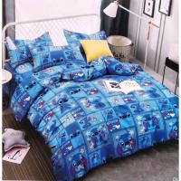 ราคา ]ชุดเครื่องนอนลายการ์ตูนสติช+ ขนาด 3.5,5,6 ฟุต ผ้าปูที่นอน + ผ้านวมครบชุด (3690634704)