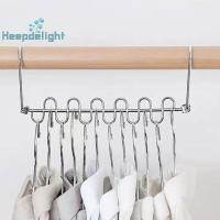 ราคา [Keepdelight] Multi-port Support Clothes Hanger Magic Space Saving Hanger Stainless Steel Closet Clothes Rack Drying Hanger Storage Hanger (53801837500)
