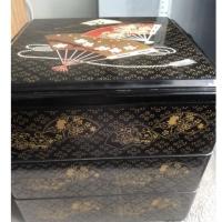 ราคา กล่องอาหาร เมลามีนมือสองญี่ปุ่น3 ชั้น (15272554472)