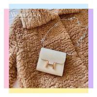 ราคา กระเป๋าสะพายไหล่ขนาดเล็กสายโซ่รูปทรงสี่เหลี่ยมจมูกหมูขนาดเล็ก (13452558843)