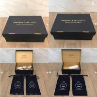 ราคา กล่องใส่รองเท้า กล่องรองเท้า พร้อม ถุงผ้า แบรนด์ MANGO MOJITO ของแท้ สภาพสวยงาม หรูหรา เหมือนใหม่ (23428558347)