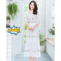 ราคา งานป้าย เดรสลูกไม้ ป้ายออเร้นจ์ ไซส์ M (1640724544)