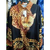 ราคา เสื้อเชิ้ตแขนยาวลายเสือ วินเทจลายสะสมลายตามหา อก44 ยาว 29" สไตล์ เวอร์ซาเช่ versace (24625903167)