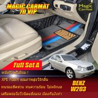 ราคา Benz W203 2001-2007 Sedan (เต็มคันถาดท้ายA) พรมรถยนต์ Benz W203 C180 C32 C55 C200 C220 C230 C240 พรม7d VIP Magic Carmat (6454039688)
