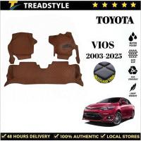ราคา 【3 ชิ้น/4 ชิ้น】TOYOTA VIOS 2003-2025 ชุด พรม พรมปูพื้นรถ พรมปูพื้น พรมกันลื่น แต่งรถ พรมกันลื่น (29609476133)