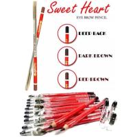 ราคา Sweet Heart Eye Brow Pencil & Eye Liner Pencil แท่งสีแดง (11486095870)