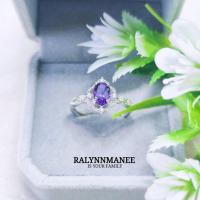 ราคา RP020 แหวนพลอยอเมทิสต์แท้ ( Natural Amethyst ) ตัวเรือนเงินแท้ 925 ชุบทองคำขาว,ชุบทอง,ชุบพิงค์โกลด์ งานสั่งทำ (27831251097)