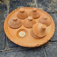 ราคา ถาดขนมครก 7 หลุม กระทะดินเผา มีฝาปิด ใช้ได้กับเตาแก๊สและเตาถ่าน พร้อมส่ง (19380199979)