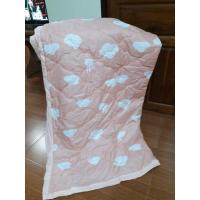 ราคา ผ้าห่มนวมบางใยไหม ❄สีส้มโอรส (1096555329)