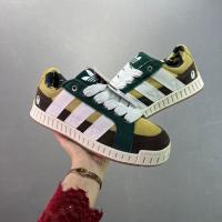 ราคา BAPE x adidas originals NRTN รองเท้าบอร์ดต่ำ ออกแบบมาสำหรับผู้สวมใส่ทุกวัย สีน้ำตาลเหลือง+ (51001651568)