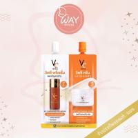 ราคา [ซอง] รัชชา วิตซี พรีเซรั่ม ไวท์เทนนิ่ง ครีม Double Vit C Ratcha Vit C Advance Pre Serum & Whitening Cream 8g (22320146778)