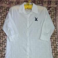 ราคา เชิ้ตตัวยาวสีขาว cc oo ไซส์ L (1335863523)