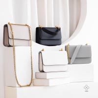 ราคา กระเป๋าสะพายแฟชั่น Belata สีขาว เทา เบจ ดำ หนังวีแกน Premium Microfiber ถือสะพายได้ถึง 5 แบบ สุดคุ้ม (16100347772)