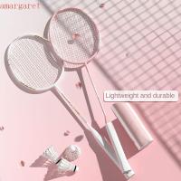 ราคา ไม้แบดมินตัน อามาร์กาเร็ต พร้อมลูกขนไก่ 3 ลูก อุปกรณ์กีฬาชุดคู่ แร็กเก็ต ทนทานกระเป๋าถือนุ่มจับแบดมินตันชุดเริ่มต้นสมัครเล่น (29636573587)