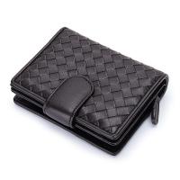 ราคา กระเป๋าสตางค์หนังแกะสุภาพสตรีมัลติฟังก์ชั่นแนวตั้งหนังแกะทอ (41615828882)