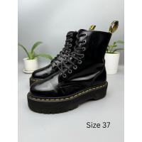 ราคา Sz.37 Dr.Martens JADON BlackSmooth มือสองของแท้ รองเท้าหนังแท้พื้นสูง (29377969055)