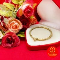 ราคา กำไลหลอดคลิปล็อค งานทองเหลือง( งานดิบ) ลายปล้องไผ่ เส้นผ่านศูนย์กลาง 5.3 ซม. งานทองเหลืองแท้ ไม่ได้ชุบ พร้อมส่ง (25723272514)