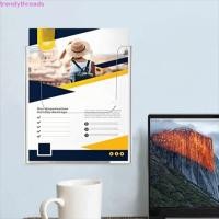 ราคา TRENDYETHREADS แฟ้มติดผนัง, A4/A5 ชั้นเก็บอะคริลิคใส, ชั้นวางพลาสติกชั้นเดียวผู้ถือโฟลเดอร์เอกสารชั้นวางแฟ้มอุปกรณ์สํานักงาน (41675238984)