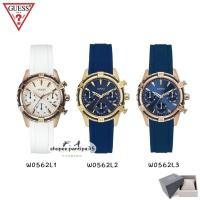 ราคา F.A ของแท้100% Guess round อะนาล็อกสีขาวหน้าปัดสีน้ำเงินผู้หญิงนาฬิกา W0562L1 W0562L2 W0562L3 35mm นาฬิกาแบรนด์ดังFA-14 (18578073904)
