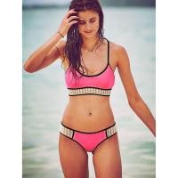 ราคา บิกินี่ Victoria's Secret Long Line Surf Crochet Bikini (6762120891)