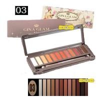 ราคา ﻿Gina Glam Ultimate Heat Palette G83 sivanna อายแชโดว์ พาเลท 12สี เบอร์3 (1กล่อง) (4011701636)