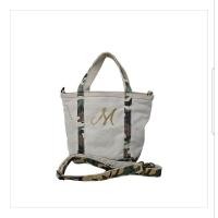 ราคา L.L BEAN tote bag camo design.. two way bag.. vintage tote bag.. (28584611024)